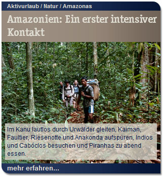 Aktivurlaub Natur im Amazonas, Brasilien-Reise